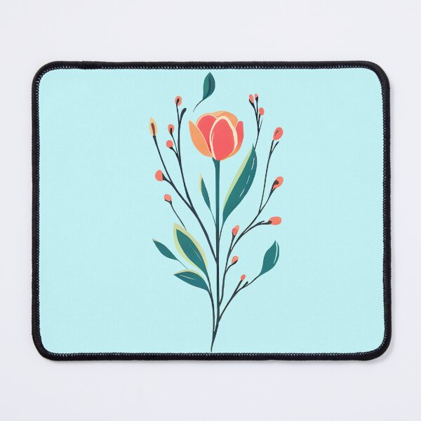 Item preview, Tulip stick mural designed and sold by Charmy Design.