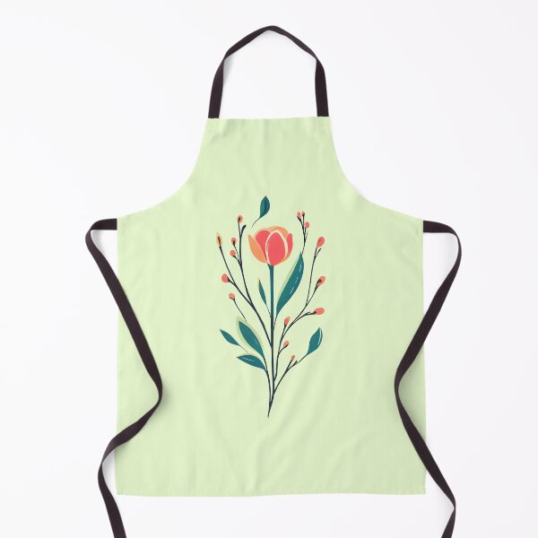 Item preview, Tulip stick mural designed and sold by Charmy Design.