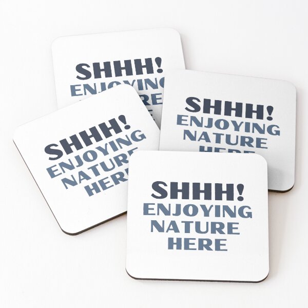 Item preview, SHHH! Enjoying nature here designed and sold by NorthernSnappy.