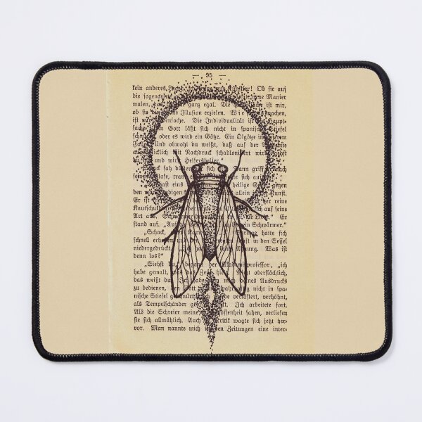 Item preview, Sun Cicada on a vintage page art designed and sold by Julianum.