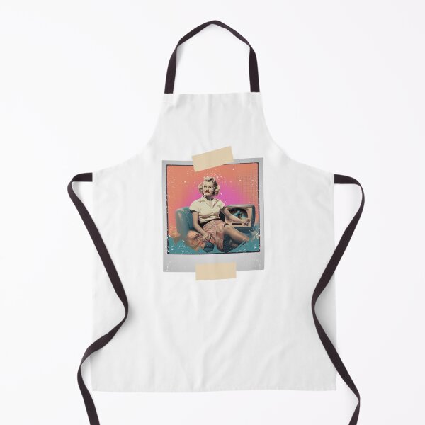 Item preview, Retro woman with glitch art elements designed and sold by miss-keysmash.
