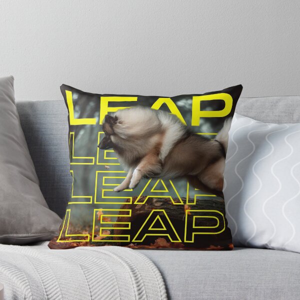 Item preview, Dog Leaping in an Autumn Forest - Motivational artwork - Dog Art designed and sold by Woof-n-Wear.