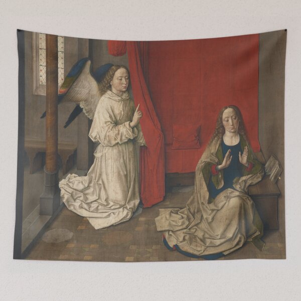 Item preview, The Annunciation | Dieric Bouts | 1455 Renaissance Biblical Art designed and sold by CJET.
