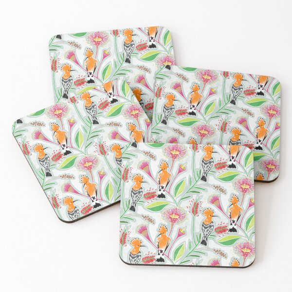 Item preview, Hoopoe Happiness on Sky Blue designed and sold by Ramona Kurten.