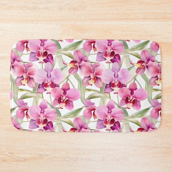 Item preview, Watercolor Pink Orchid Pattern designed and sold by Zaydii.