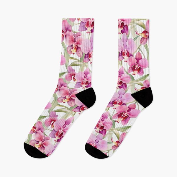 Item preview, Watercolor Pink Orchid Pattern designed and sold by Zaydii.