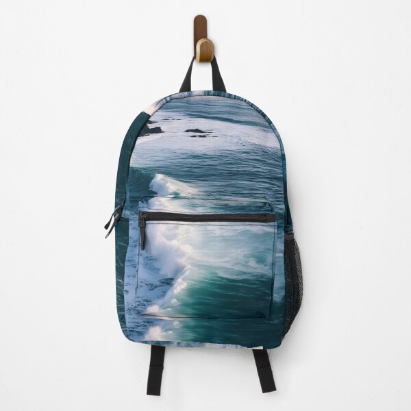 Item preview, Turquoise Ocean Waves on Cliffside Shore designed and sold by Fragpop.