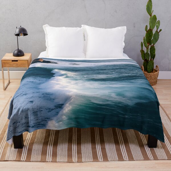 Item preview, Turquoise Ocean Waves on Cliffside Shore designed and sold by Fragpop.