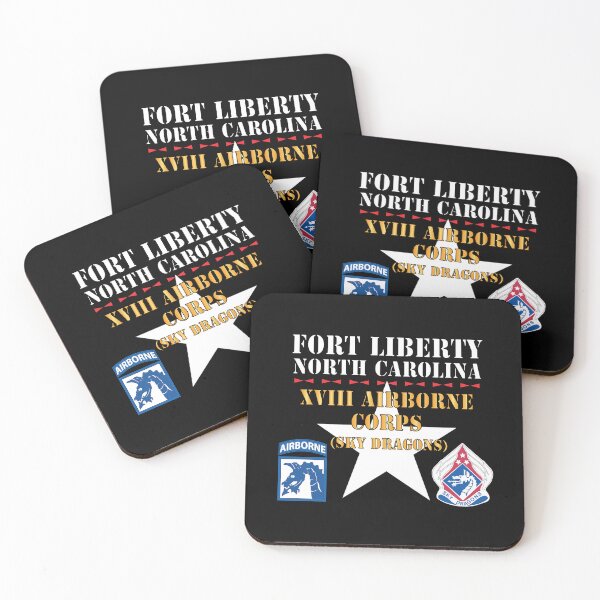 Item preview, Army - Fort Liberty North Carolina - XVIII Airborne Corps (Sky Dragons) - SSI - DUI X 300 designed and sold by Military Insignia Products.