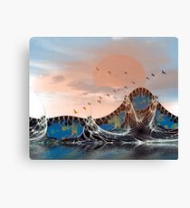 Waves Canvas Print