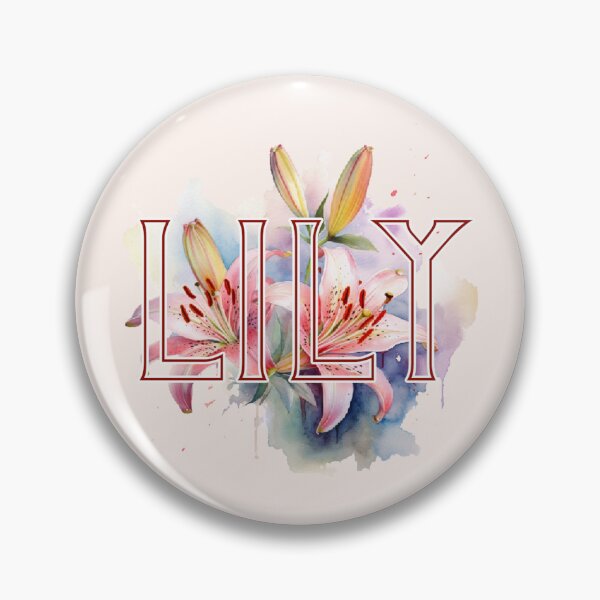 Item preview, Lily Name Flower designed and sold by illustratious.