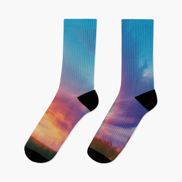 Item preview, Vibrant Summer Sunset with Rainbow designed and sold by Fragpop.