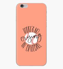 No crying in baseball iPhone Case