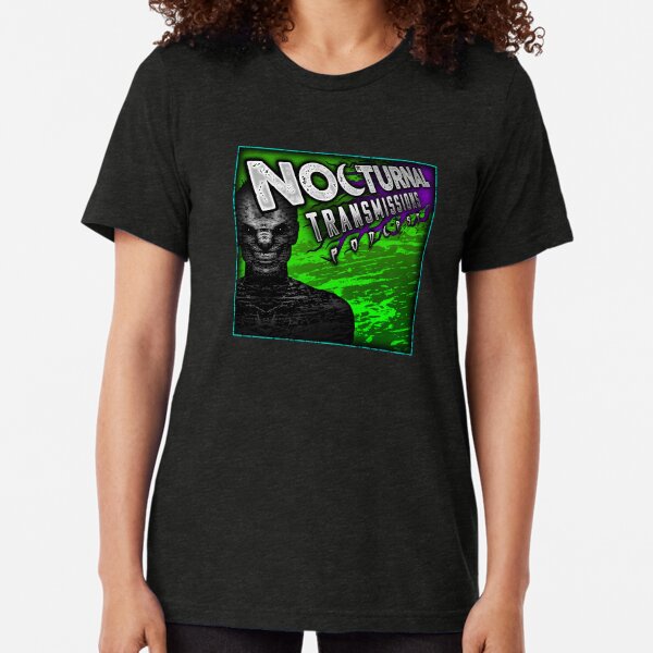 NOCTURNAL TRANSMISSIONS official artwork - Patreon GREEN Tri-blend T-Shirt
