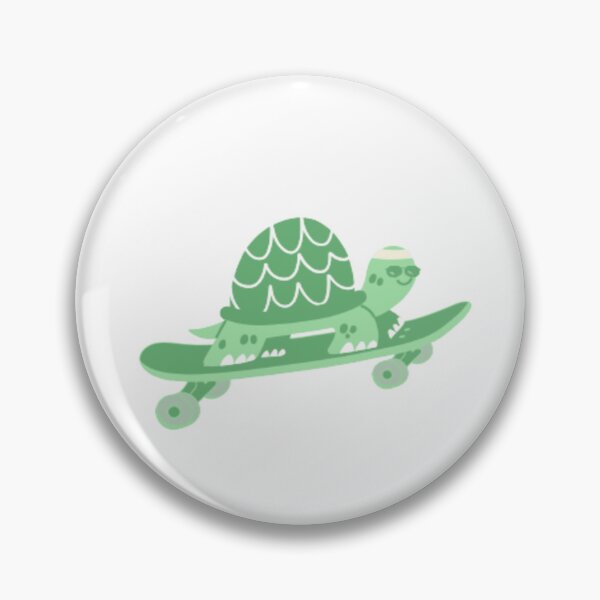 Item preview, Skater turtle - Cute turtles designed and sold by AnimalWorldArtt.