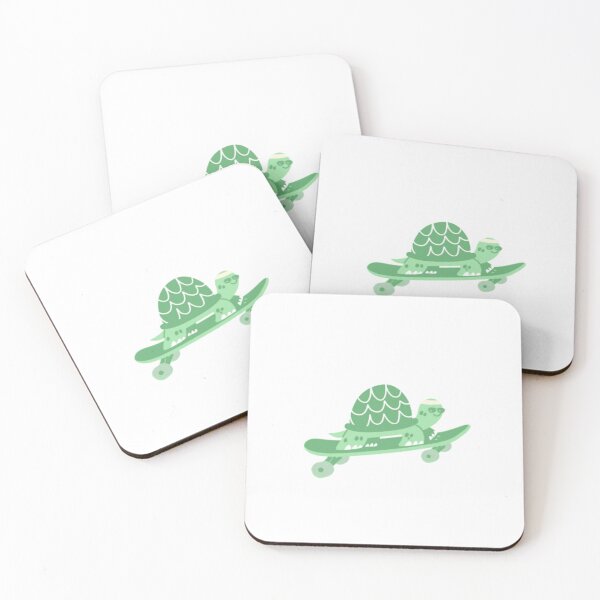 Item preview, Skater turtle - Cute turtles designed and sold by AnimalWorldArtt.