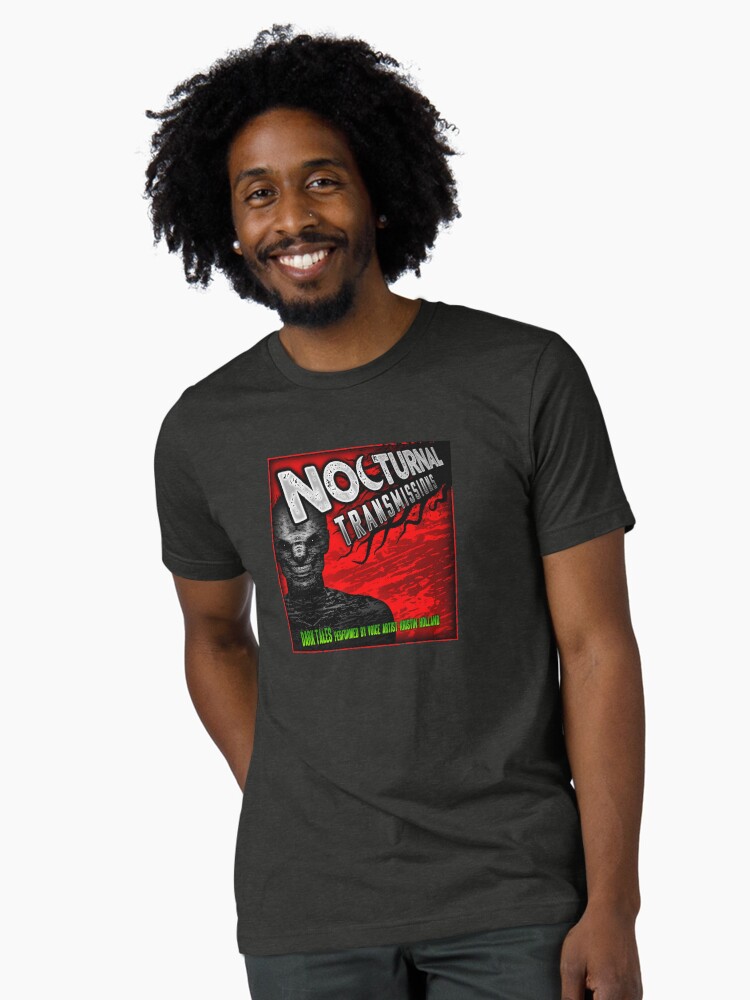 Thumbnail 1 of 7, Tri-blend T-Shirt, NOCTURNAL TRANSMISSIONS official artwork designed and sold by nocturnal-ts.