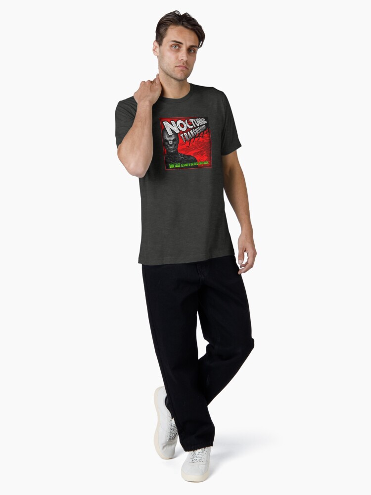 Thumbnail 4 of 7, Tri-blend T-Shirt, NOCTURNAL TRANSMISSIONS official artwork designed and sold by nocturnal-ts.