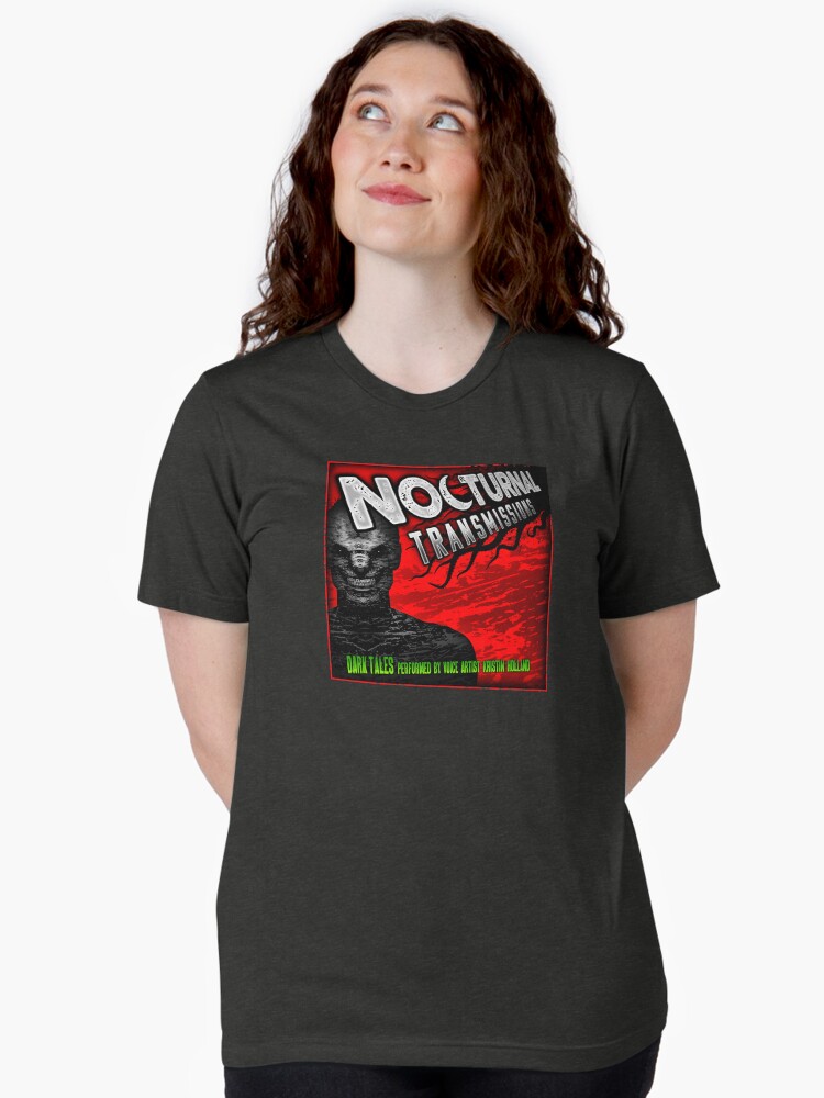 Thumbnail 2 of 7, Tri-blend T-Shirt, NOCTURNAL TRANSMISSIONS official artwork designed and sold by nocturnal-ts.