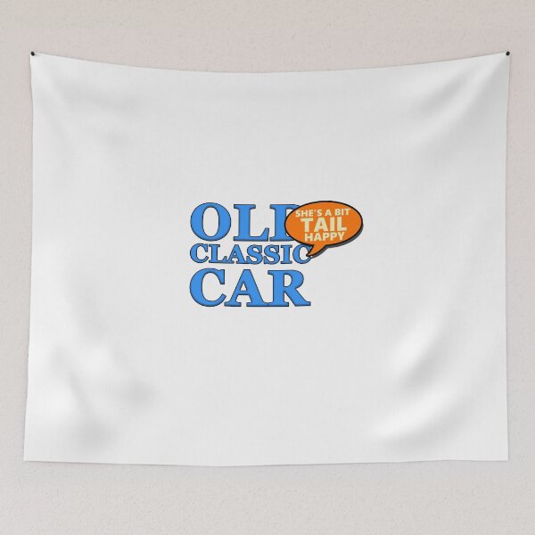 Item preview, SHE'S A BIT TAIL HAPPY (transparent background) designed and sold by OldClassicCar.