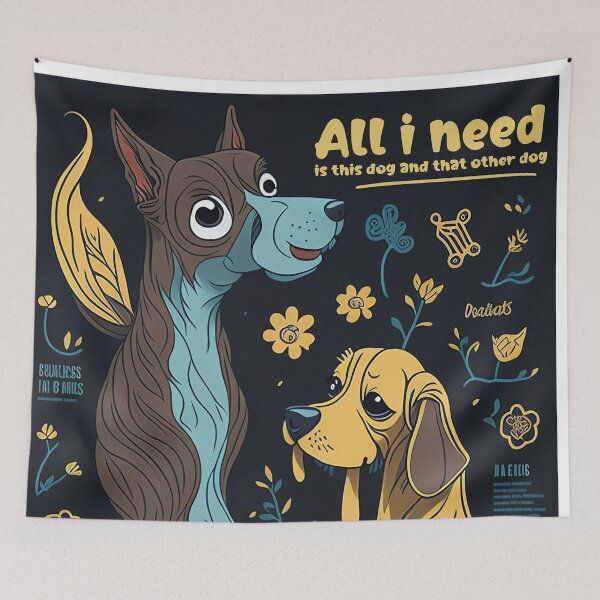 Item preview, All i need is this dog and that other dog: Embrace the Power of Dogs, Joy Overflowing designed and sold by Paolospresent.