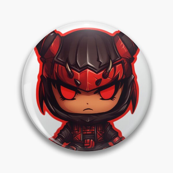 Item preview, A Red Female Ninja who is angry. designed and sold by ViktoryArts.