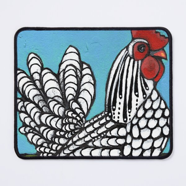 Item preview, Wyandotte Silver Laced Rooster designed and sold by CindyGrosch.
