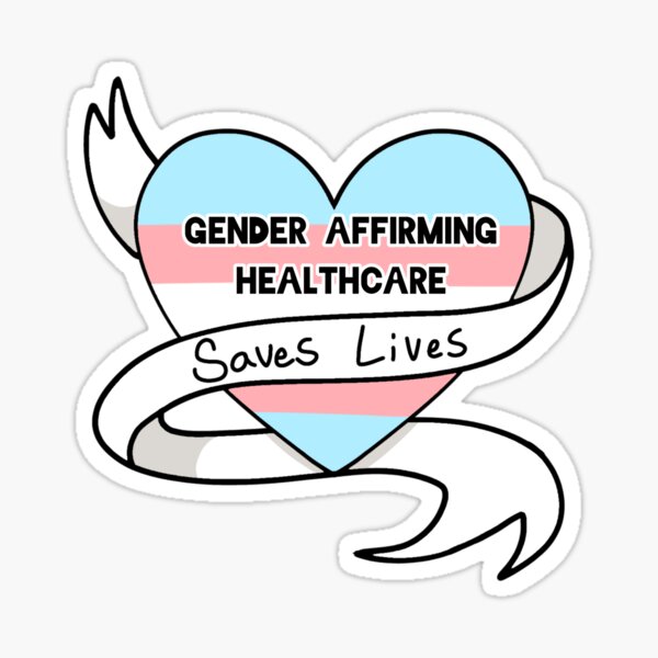 Item preview, Gender Affirming Healthcare Saves Lives designed and sold by Tsumekyuu.