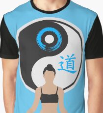 Tranquil Spirit - Blue Graphic T-Shirt
