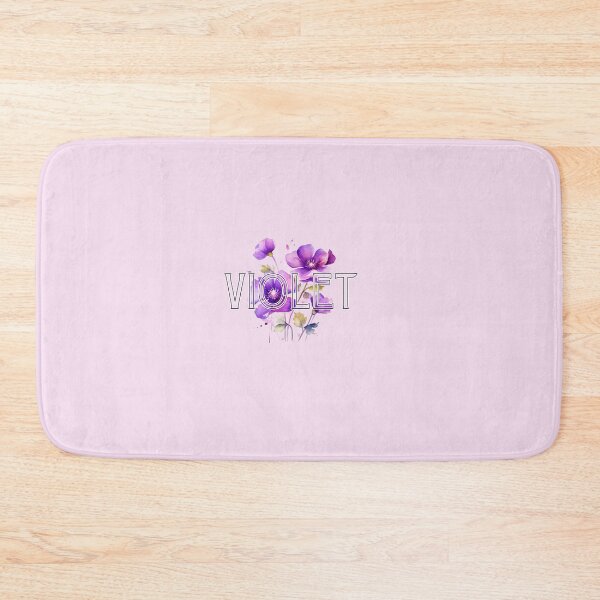 Item preview, Violet Name Flower Watercolor designed and sold by illustratious.