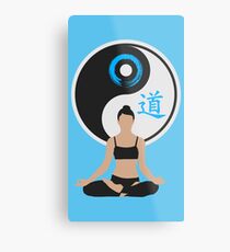 Tranquil Spirit - Blue Metal Print