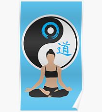 Tranquil Spirit - Blue Poster