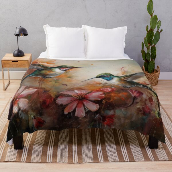 Item preview, Hummingbirds and Flowers designed and sold by Vanover Designs.