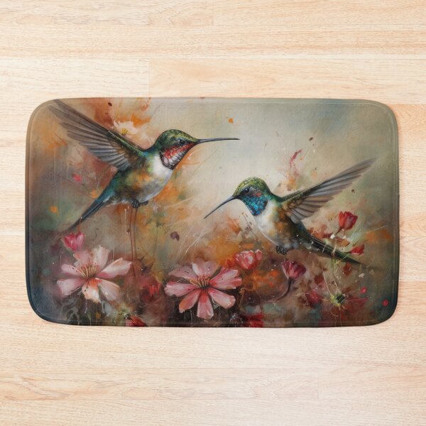 Item preview, Hummingbirds and Flowers  designed and sold by Vanover Designs.