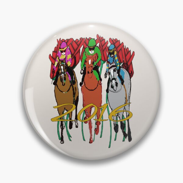 Item preview, Kentucky Derby 2016 caballos de carreras designed and sold by Ginny Luttrell.