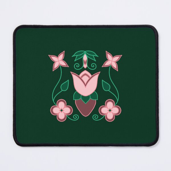 Item preview, Pink Strawberry Floral designed and sold by ermintingscrain.