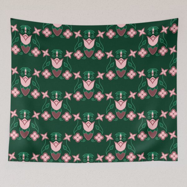Item preview, Pink Strawberry Floral designed and sold by ermintingscrain.