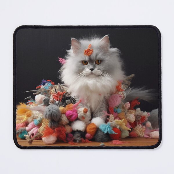 Item preview, Messy Cat - Surreal Cats Art designed and sold by DigitalArties.