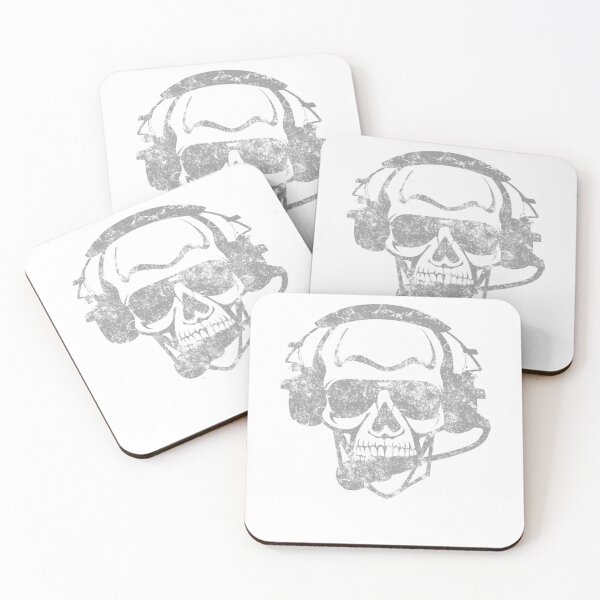 Item preview, Aviator Pilot Skull designed and sold by VHAArt.