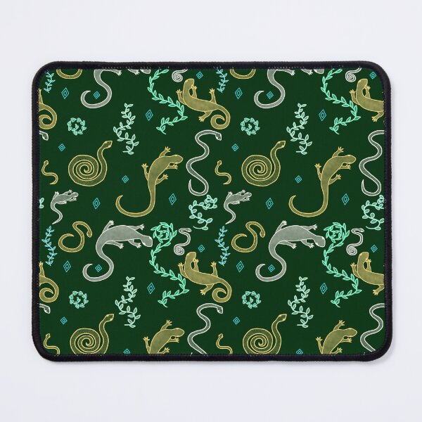 Item preview, Snakes And Lizards Pattern (Green) designed and sold by InkyFlower.