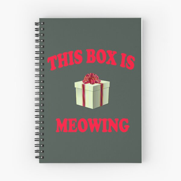 Item preview, This Box Is Meowing - Christmas Vacation designed and sold by CeasarMilburn.