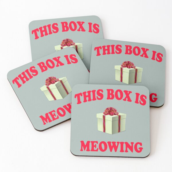 Item preview, This Box Is Meowing - Christmas Vacation designed and sold by CeasarMilburn.
