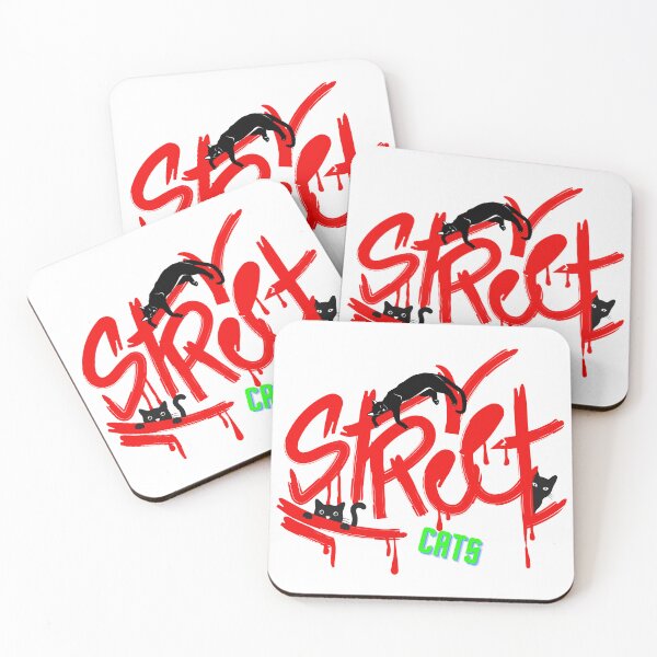 Item preview, street cats funny cat   designed and sold by DESIGNIRIS.