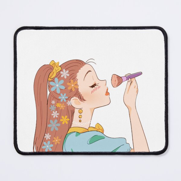 Item preview, Flower Haired Girl- Makeup Lover- Feelin' Cute designed and sold by MaieBearArt.