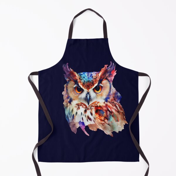 Item preview, Colorful Owl Watercolor Art designed and sold by KOTOdesign.