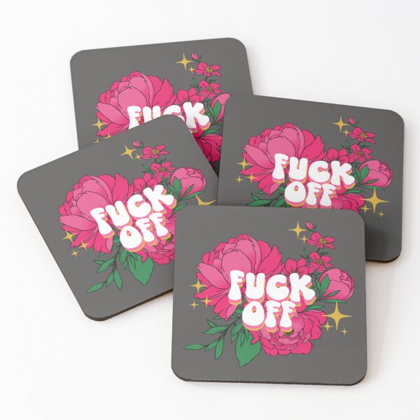 Item preview, FUCK OFF - PEONY designed and sold by S3_Illustration.