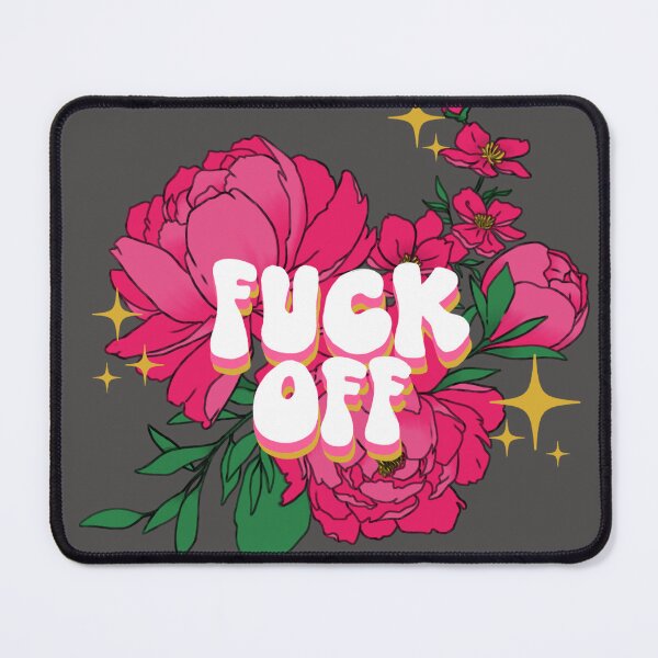 Item preview, FUCK OFF - PEONY designed and sold by S3_Illustration.
