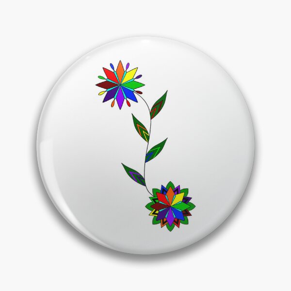 Item preview, Rainbow Florals designed and sold by ermintingscrain.