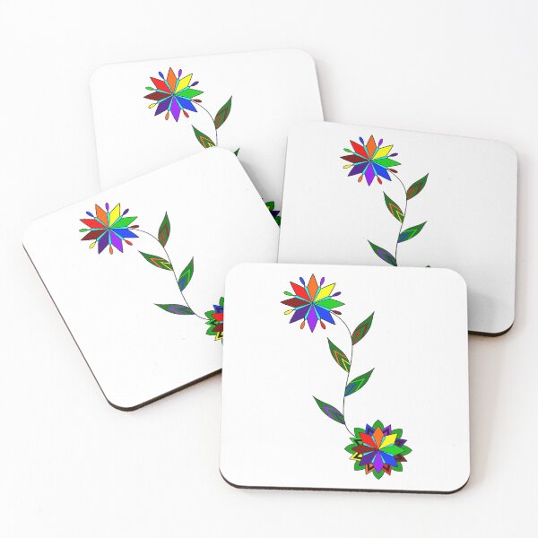 Item preview, Rainbow Florals designed and sold by ermintingscrain.