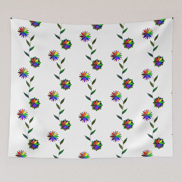 Item preview, Rainbow Florals designed and sold by ermintingscrain.